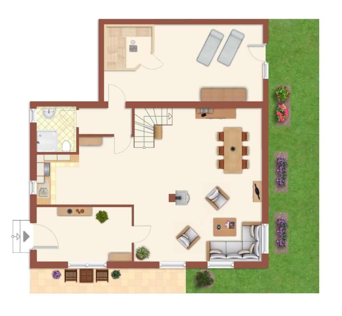 Sommerhaus Am Bach Росток Экстерьер фото